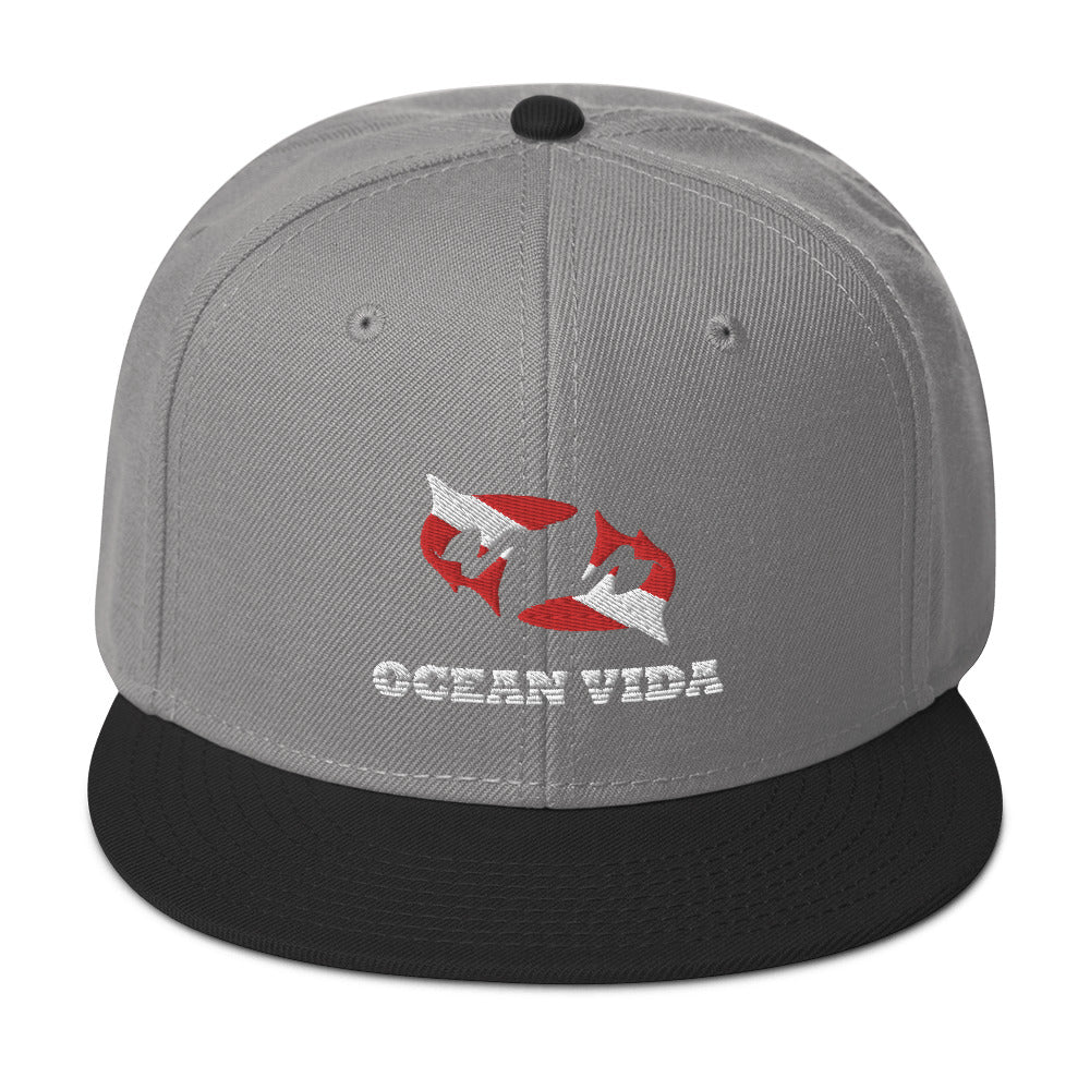 Ocean Vida Scuba Snapback Hat