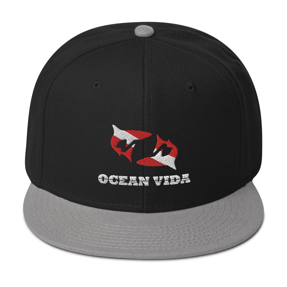 Ocean Vida Scuba Snapback Hat