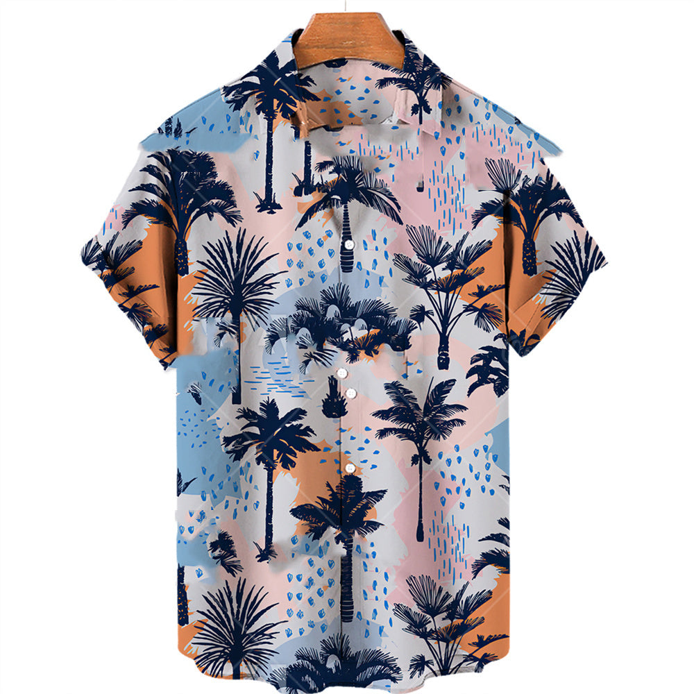 Lightweight Short Sleeve Hawaiian Shirt