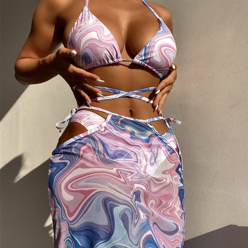 Bikini 3-piece Beach Skirt For Women