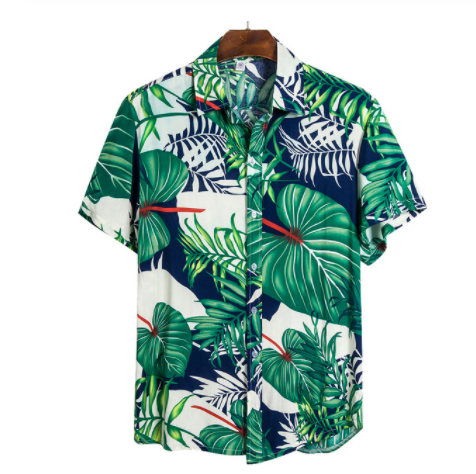 Short-Sleeve Hawaiian-Tops