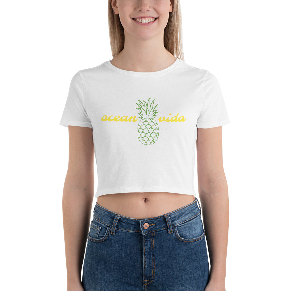 Women’s Pineapple Crop Tee