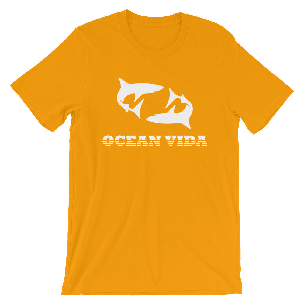 Ocean Vida Short-Sleeve Men's T-Shirt with White Logo