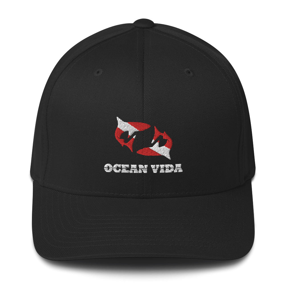 Ocean Vida Scuba Structured Twill Cap with FlexFit