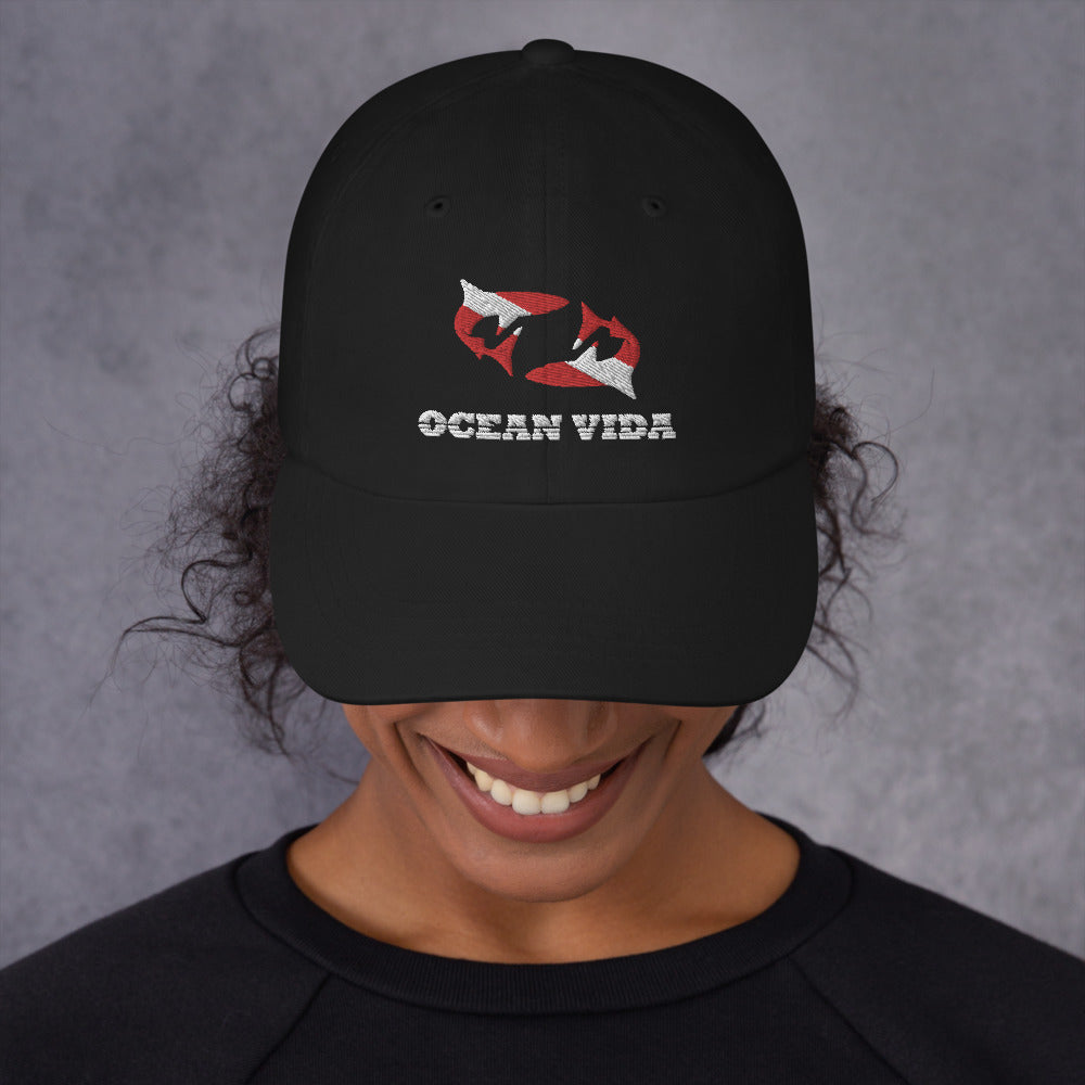 Ocean Vida Scuba Dad Hat with Buckle Strap