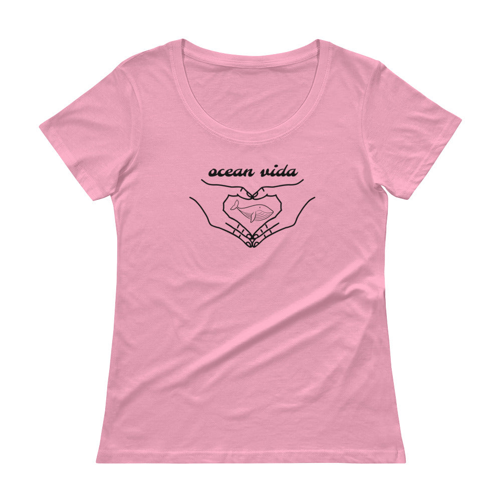 Ladies' Whale Scoopneck T-Shirt