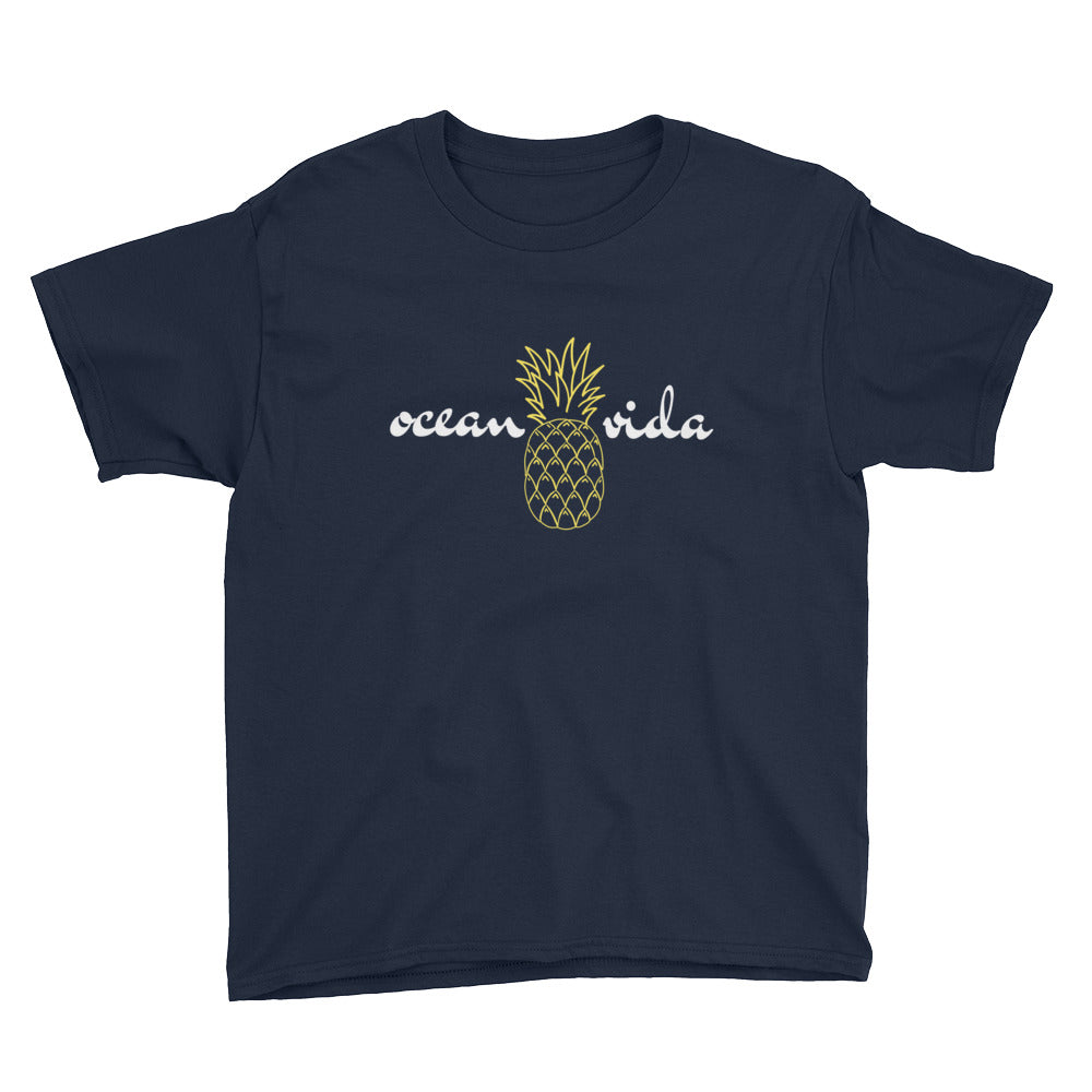 Teen Pineapple Short Sleeve T-Shirt