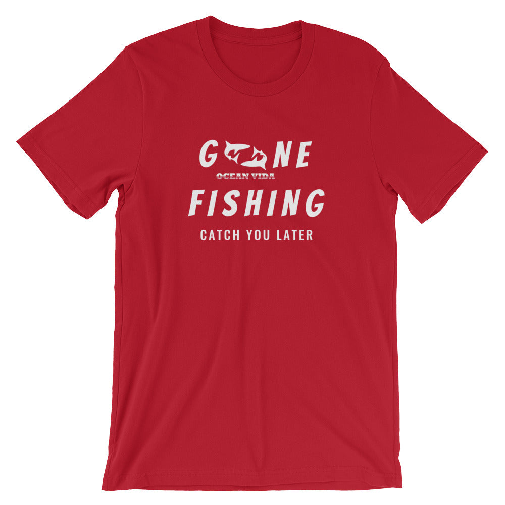 Ocean Vida Short-Sleeve Gone Fishing T-Shirt