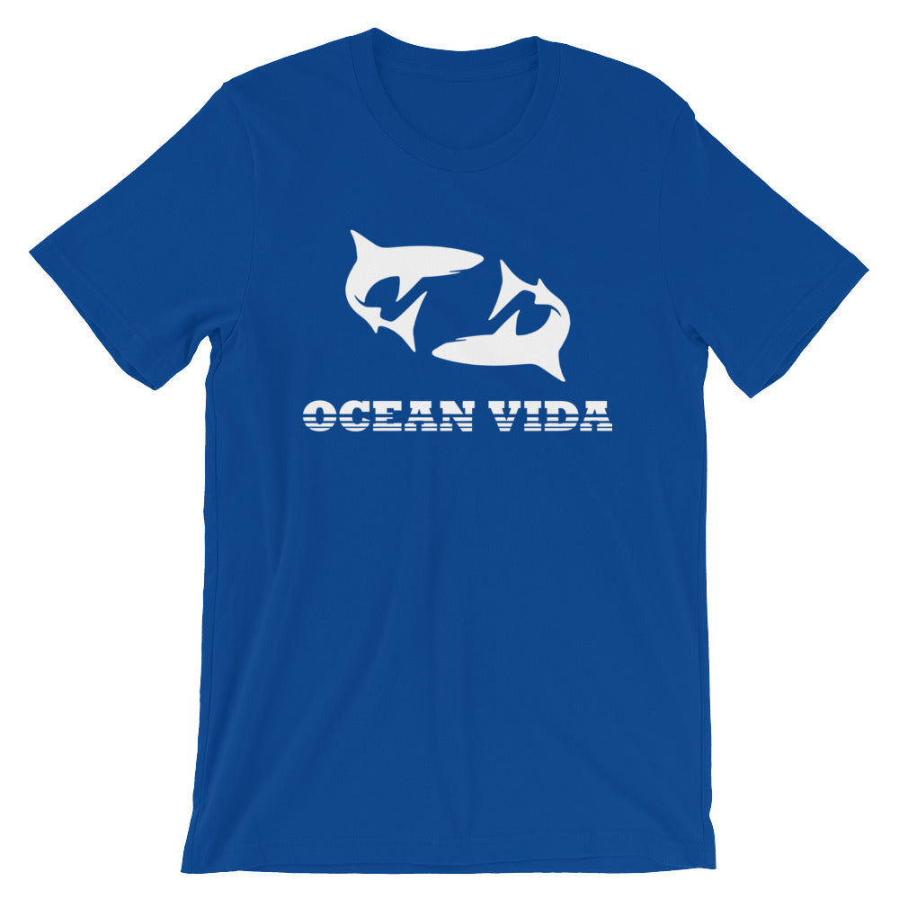 Ocean Vida Short-Sleeve Men's T-Shirt with White Logo