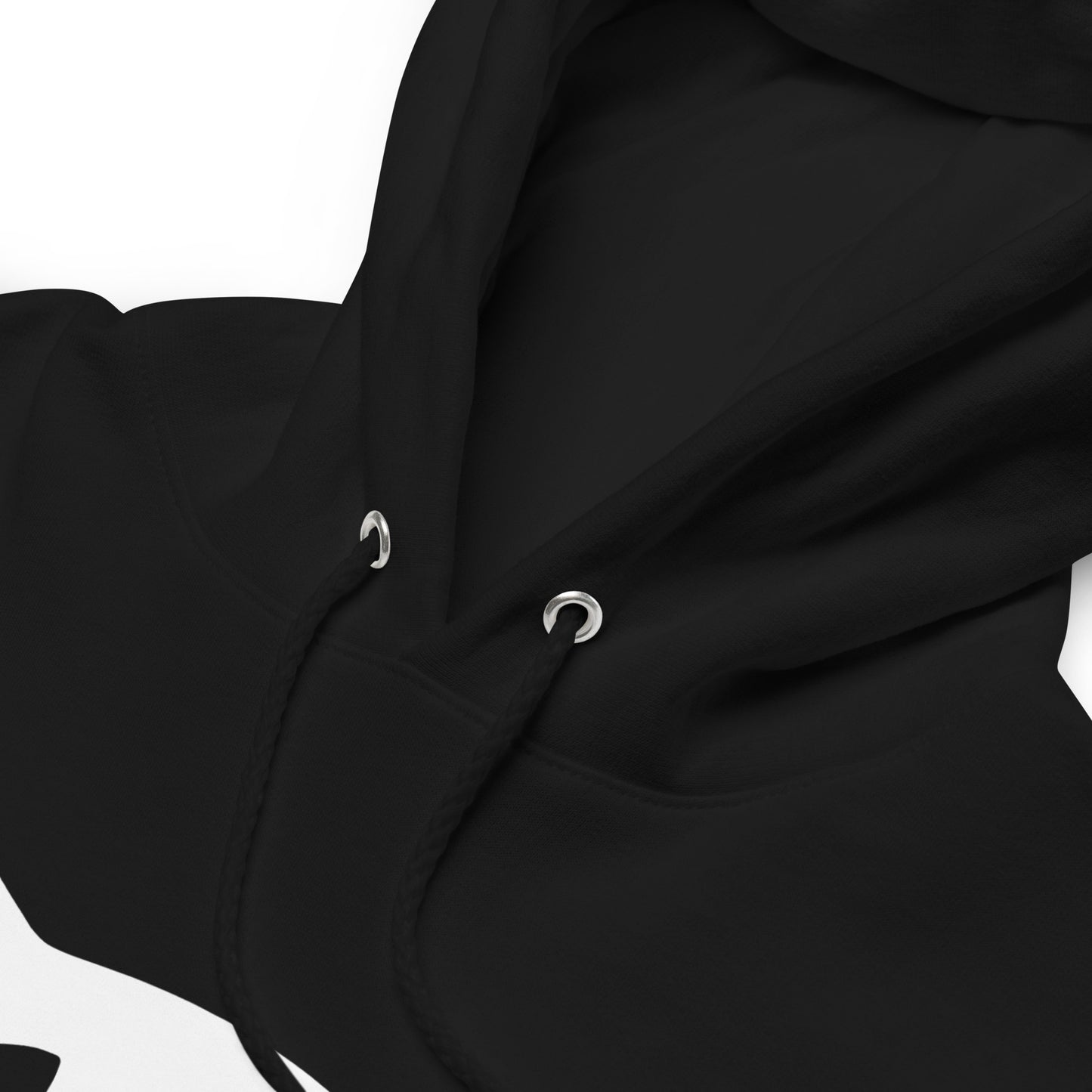 Black and White Unisex fleece hoodie